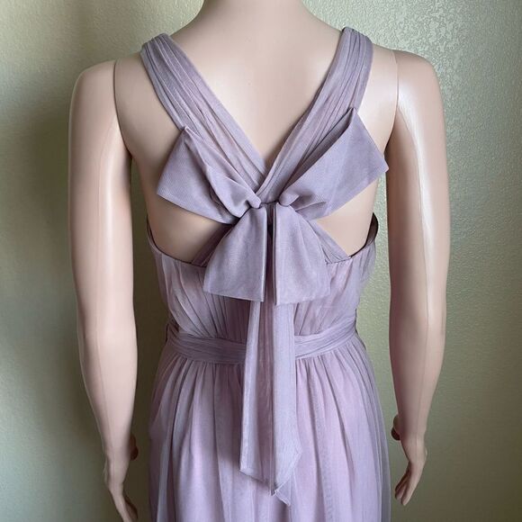 Hitherto Anthropologie Tansy Dress Dusty Rose Size 8 - Picture 6 of 8